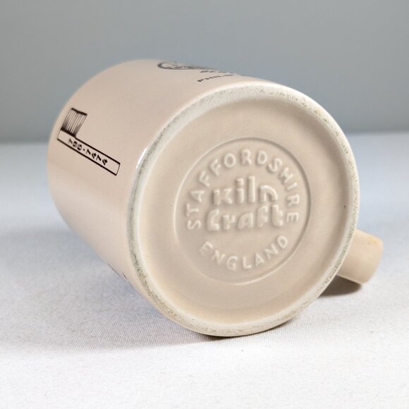 Vintage Kiln Craft mug Gentle Dentistry advertising mug we cater to cowards - Picture 4 of 6